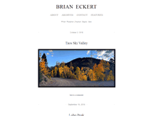 Tablet Screenshot of brian-eckert.com